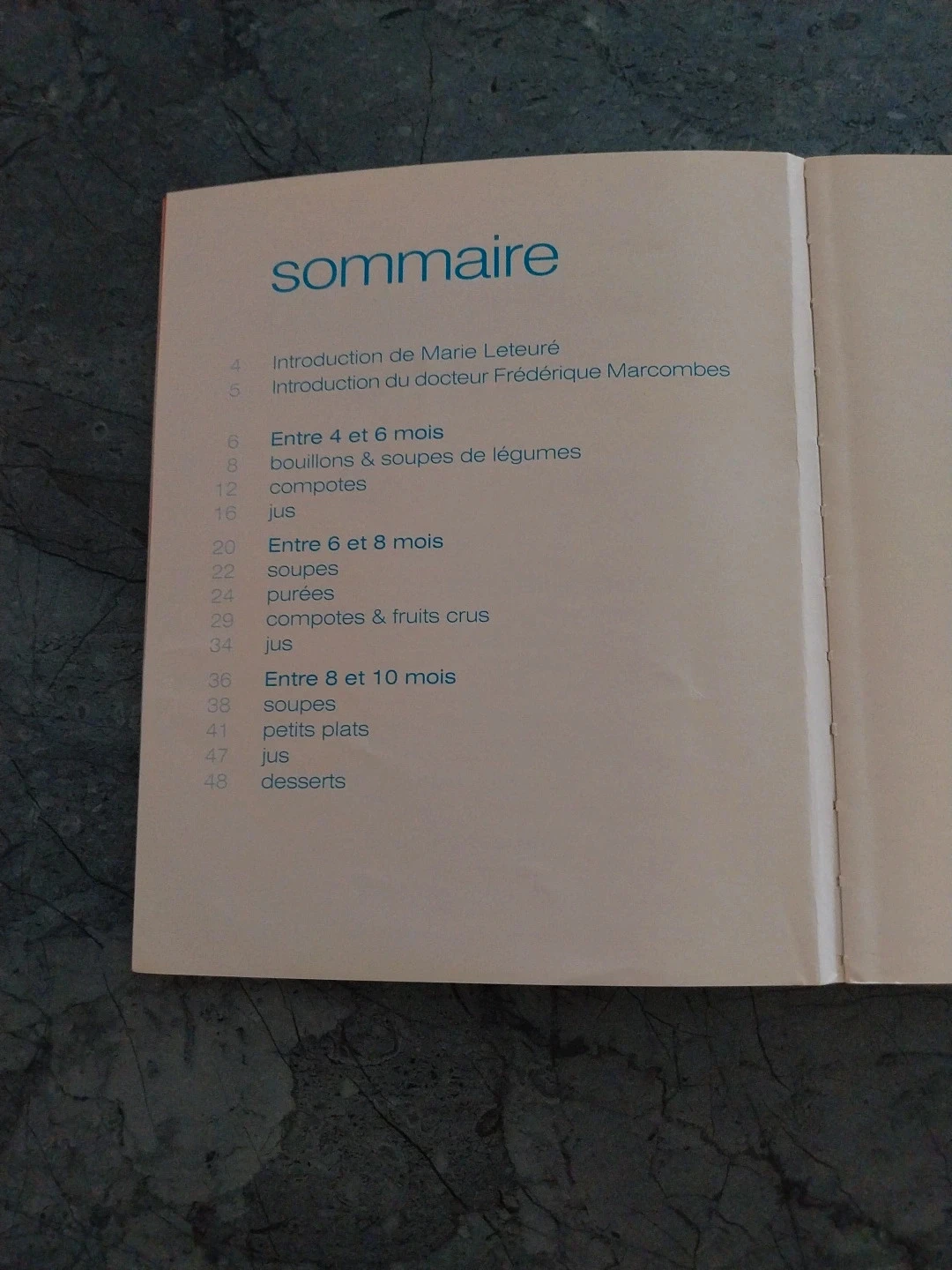 Livro de receitas "mes petits plat pour bébé" – photo 4